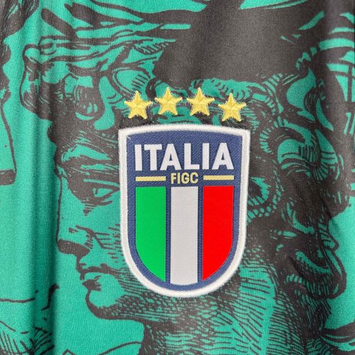 2023 Long Sleeve Italian Special Edition Green Football Shirt