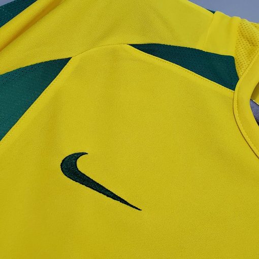 2002 Retro Brazil Soccer Jersey Home