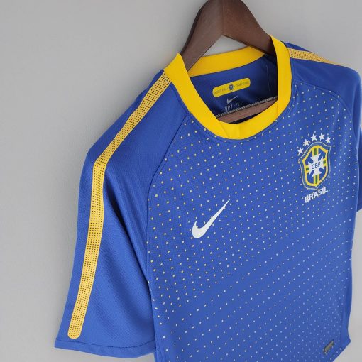 2010 Retro Brazil Away Soccer Jersey