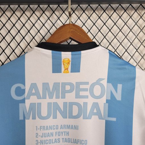 2022 Argentina Home Champion Commemorative Edition Jersey