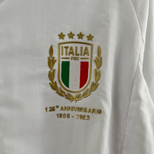 2023 Italy Windbreaker White Jersey