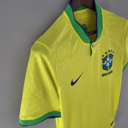 2022 World Cup Brazil Home Soccer Jersey