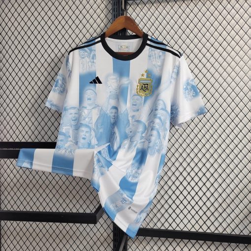 2022 Argentina Home Champion Commemorative Edition Jersey