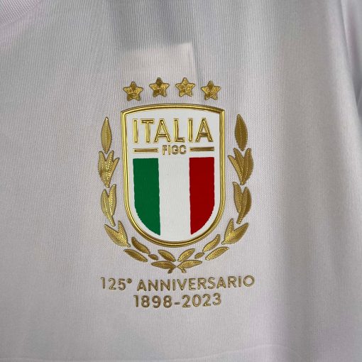 2023 Italy 125th Anniversary White Soccer Shirt