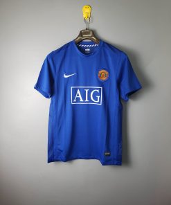 2007/2008 Retro Manchester United Football Shirt Away  Thai Quality