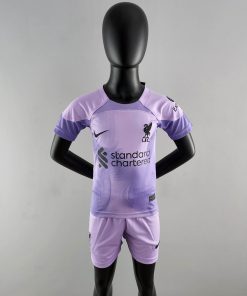 2022/2023 Liverpool Goalkeeper Purple Soccer Jersey  Thai Quality Kids Size