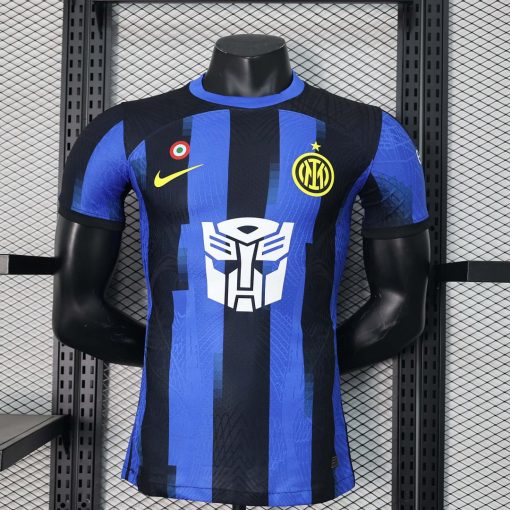 2023/2024 Player Version Inter Milan Transformers Special Edition Football Jersey Quality Thai