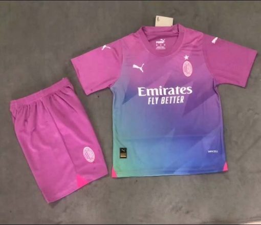 2023/2024 AC Milan Third Away Soccer Jersey  Thai Quality Kids Size