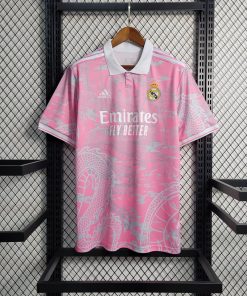 2023/2024 Real Madrid Chinese Dragon Pink Football Shirt