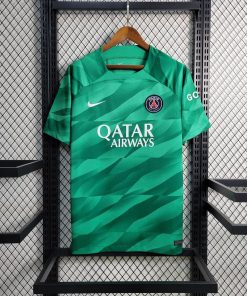 2023/2024 Psg Paris Saint-Germain Goalkeeper Green Football Shirt