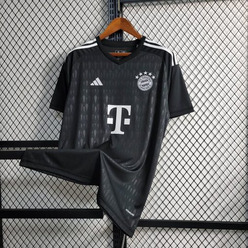 2023/2024 Bayern Munich Goalkeeper Black Football Jersey  Thai Quality