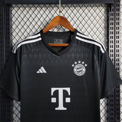 2023/2024 Bayern Munich Goalkeeper Black Football Jersey  Thai Quality