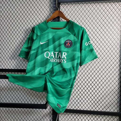 2023/2024 Psg Paris Saint-Germain Goalkeeper Green Football Shirt