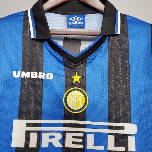 1997/1998 Retro Internazionale Milan Home Football Jersey Thai Quality