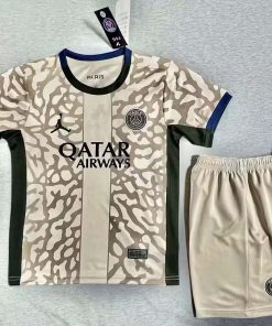 2023/2024 Psg Paris Saint-Germain Fourth Away Football Shirt Thai Quality Kids Size