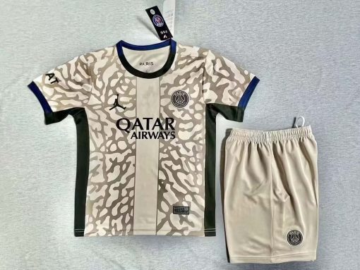 2023/2024 Psg Paris Saint-Germain Fourth Away Football Shirt Thai Quality Kids Size