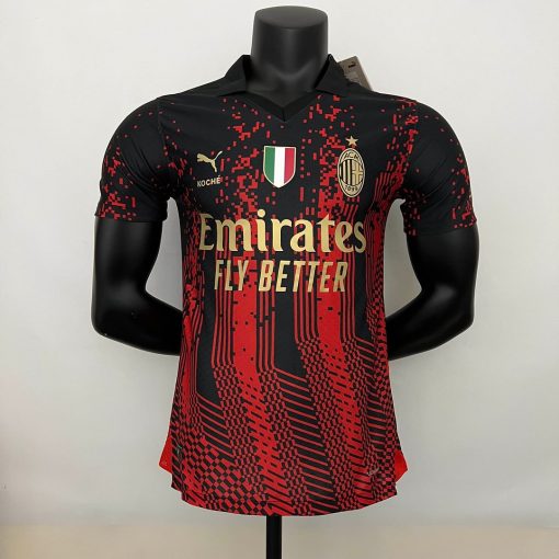 2022/2023 Player Version AC Milan Fourth Away Football Shirt  Thai Quality