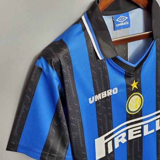 1997/1998 Retro Internazionale Milan Home Football Jersey Thai Quality