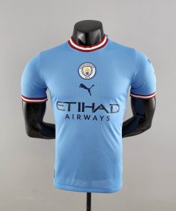 2022/2023 Player Version Manchester City Home Football Shirt  Thai Quality