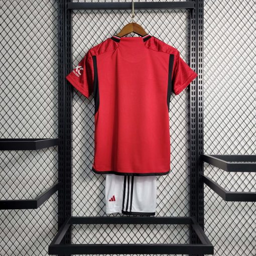 2023/2024 Manchester United Home Football Shirt Thai Quality Kids Size