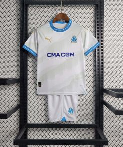 2023/2024 Olympique de Marseille Home Football Shirt  Thai Quality Kids Size