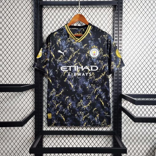 2023/2024 Manchester City Special Edition Black Football Shirt  Thai Quality