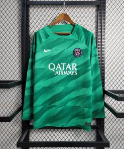 2023/2024 Long Sleeve Psg Paris Saint-Germain Goalkeeper Green Football Shirt