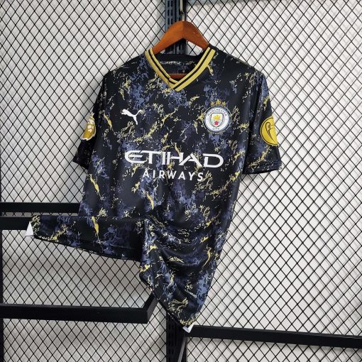 2023/2024 Manchester City Special Edition Black Football Shirt  Thai Quality