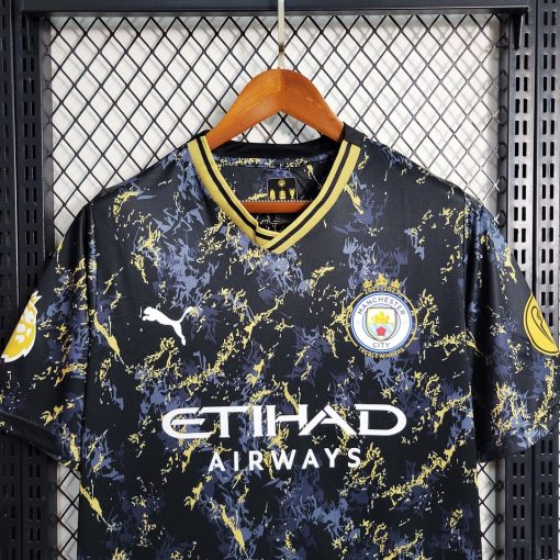 2023/2024 Manchester City Special Edition Black Football Shirt  Thai Quality