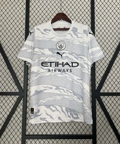 2023/2024 Manchester City Special Edition Grey Football Shirt  Thai Quality