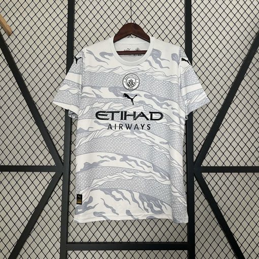 2023/2024 Manchester City Special Edition Grey Football Shirt  Thai Quality