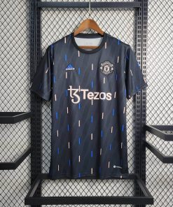 2022/2023 Manchester United Training Wear Black Football Shirt  Thai Quality