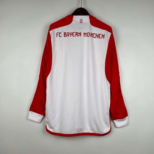 2023/2024 Long Sleeve Bayern Munich Home Football Shirt  Thai Quality