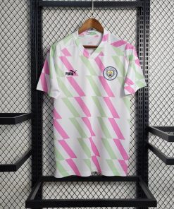 2023/2024 Manchester City Training Suit White Football Shirt  Thai Quality