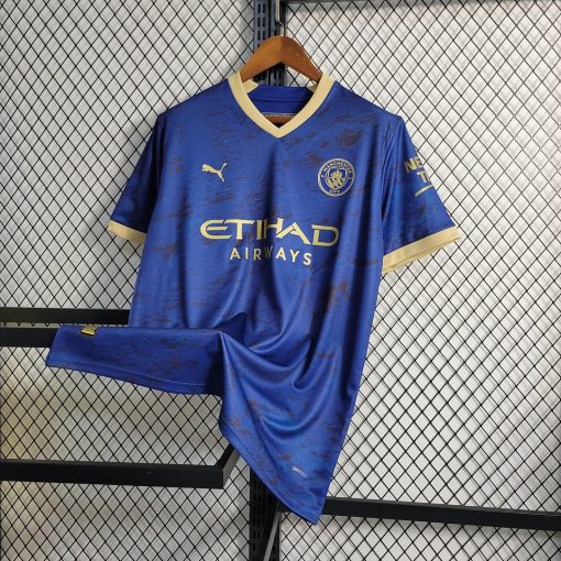 2023 Manchester City Chinese New Year Commemorative Edition Blue Football Shirt  Thai Quality