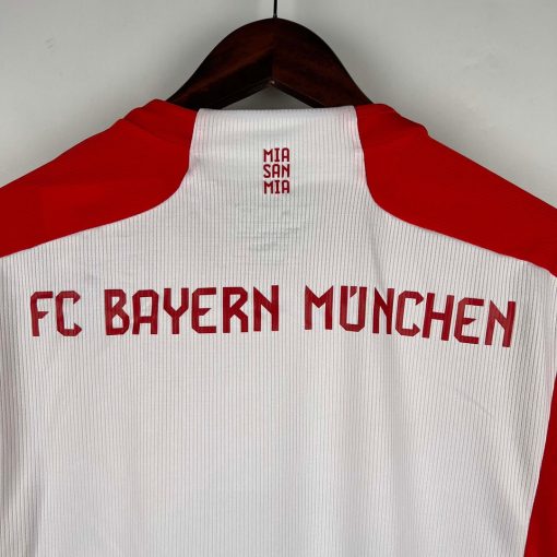 2023/2024 Long Sleeve Bayern Munich Home Football Shirt  Thai Quality