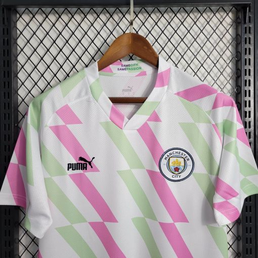 2023/2024 Manchester City Training Suit White Football Shirt  Thai Quality