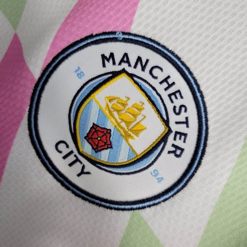 2023/2024 Manchester City Training Suit White Football Shirt  Thai Quality