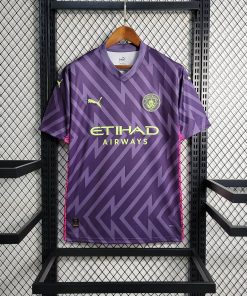 2023/2024 Manchester City Goalkeeper Purple Football Shirt  Thai Quality