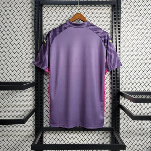 2023/2024 Manchester City Goalkeeper Purple Football Shirt  Thai Quality