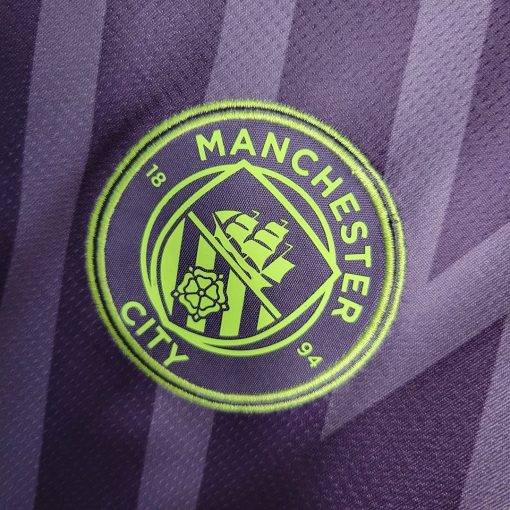 2023/2024 Manchester City Goalkeeper Purple Football Shirt  Thai Quality