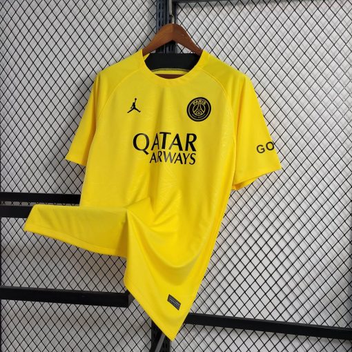 2023/2024 Psg Paris Saint-Germain Training Wear Yellow