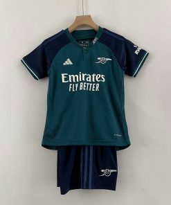 2023/2024 Arsenal Third Away Soccer Jersey Kids Size