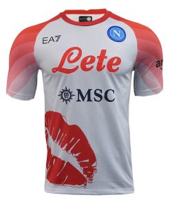 2023 Napoli Valentine's Day Limited Edition White Soccer Jersey Thai Quality