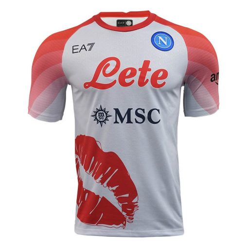 2023 Napoli Valentine's Day Limited Edition White Soccer Jersey Thai Quality