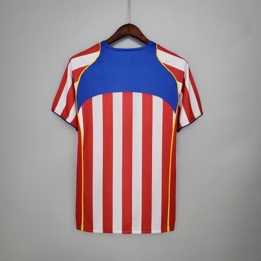 2004/2005 Retro Atletico Madrid Home Soccer Jersey  Thai Quality