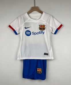 2023/2024 Barcelona Away Football Shirt  Thai Quality Kids Size