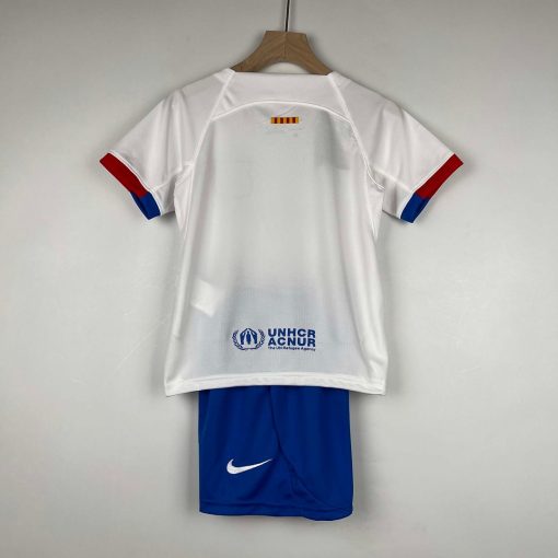 2023/2024 Barcelona Away Football Shirt  Thai Quality Kids Size