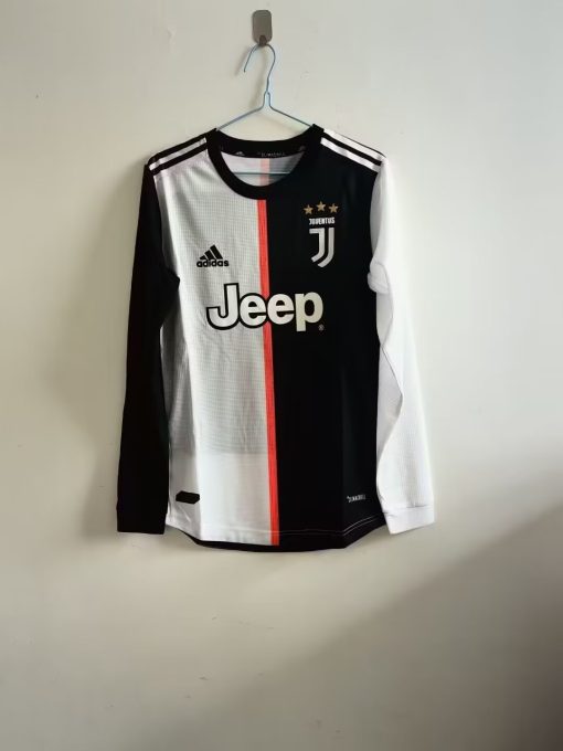 2019/2020 Retro Player Version Long Sleeve Juventus Home Football Shirt Thai Quality