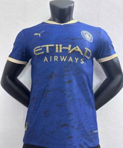 2023 Player Version Manchester City Chinese New Year Commemorative Edition Blue Football Shirt Thai Quality